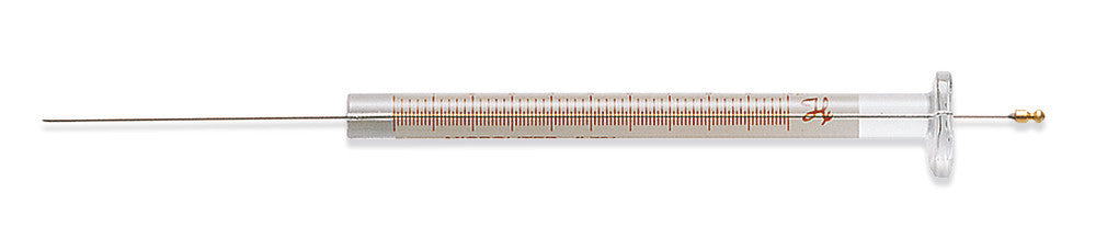 Standard-GC-syringe 701 ASN 23S, st. steel, L 43mm, 10µl, needle-Ø 0.34mm - Luminix Health