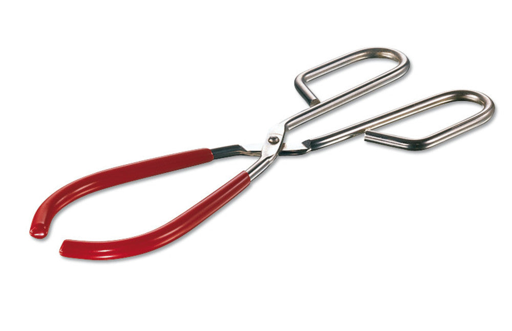 Rotilabo®-beaker tong, stain. steel 18/8, span width 40-100 mm, length 250 mm - Luminix Health