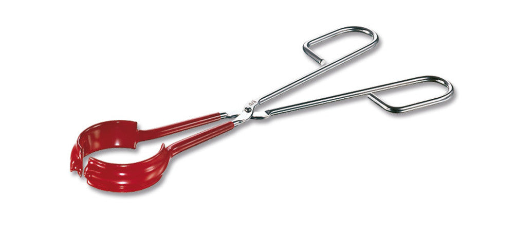 Rotilabo®-flask tong, stainl. steel 18/8, span width 55 - 70 mm, length 300 mm - Luminix Health