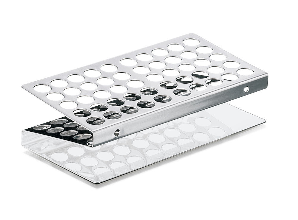 Rotilabo®-test tube rack, Remanit, 4301, 25 holes, Ø borehole 17,5 mm, 1 unit(s) - Luminix Health