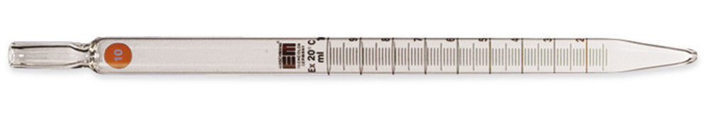 Graduated pipettes for tissue culture, AR-GLAS®, brown grad., L 230 mm, 10 ml - Luminix Health
