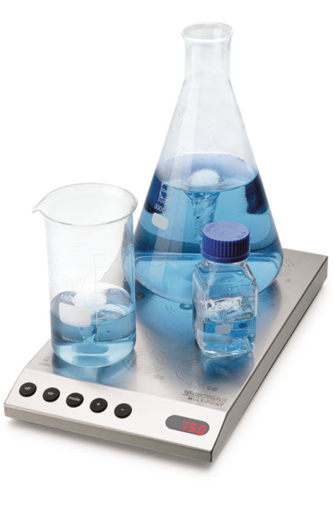 Multipoint magnetic stirrer 6, 6 stirring points, 80-2000/min, 1-3000ml - Luminix Health