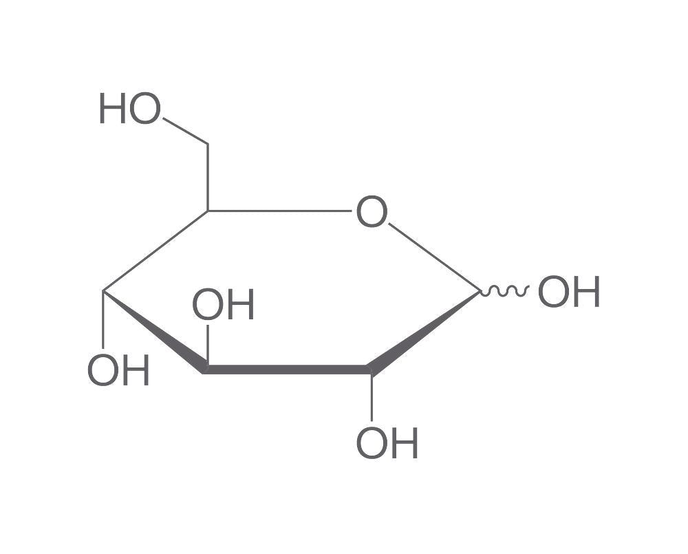 D(+)-Glucose, min. 98 %, CELLPURE®, anhydrous, 250 g, plastic - Luminix Health