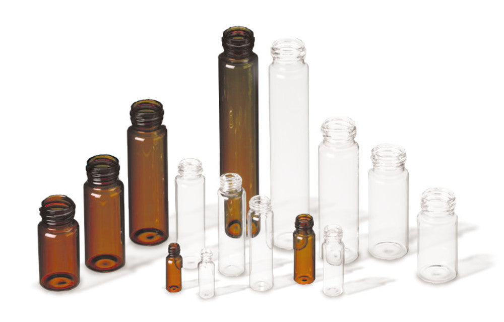 Rotilabo®-storage vials, 15 ml, clear glass, ND18, Ø 21 x H 71 mm, 100 unit(s) - Luminix Health