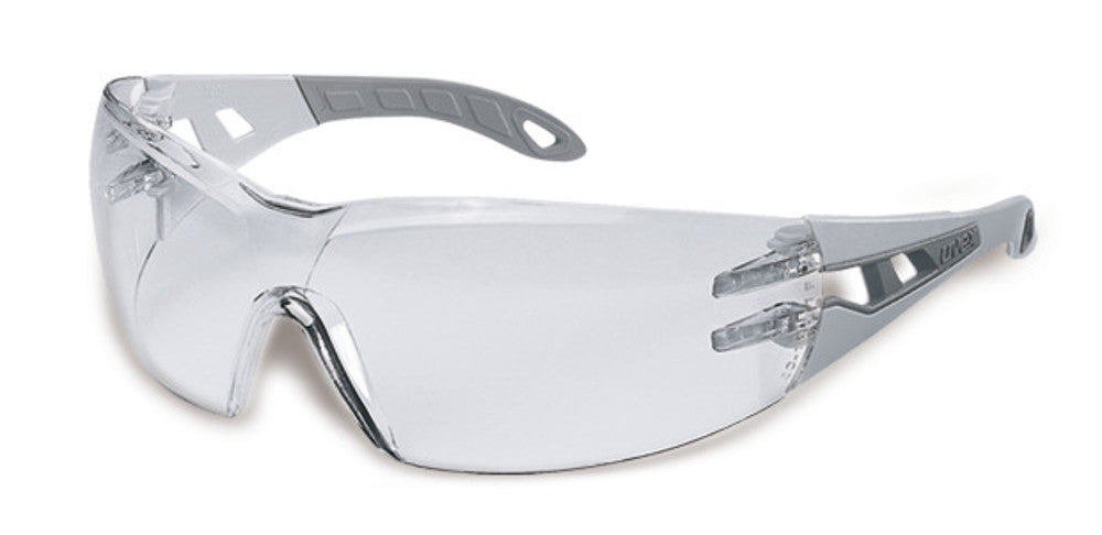 UV safety goggles pheos, UVEX, frame light grey/grey, lens clear, 1 unit(s) - Luminix Health
