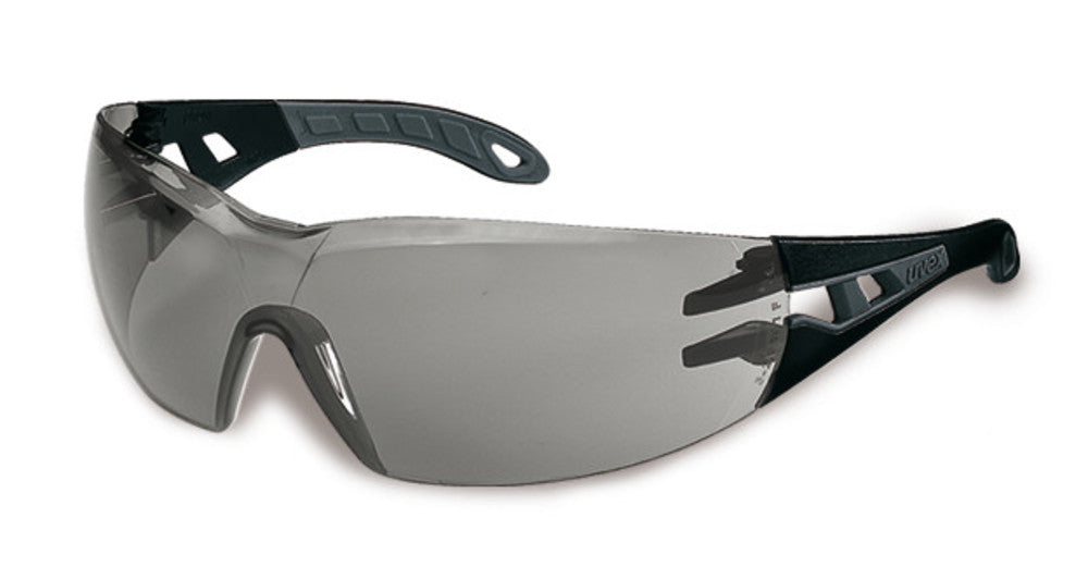 UV safety goggles pheos, UVEX, frame black/grey, lens grey, 1 unit(s) - Luminix Health