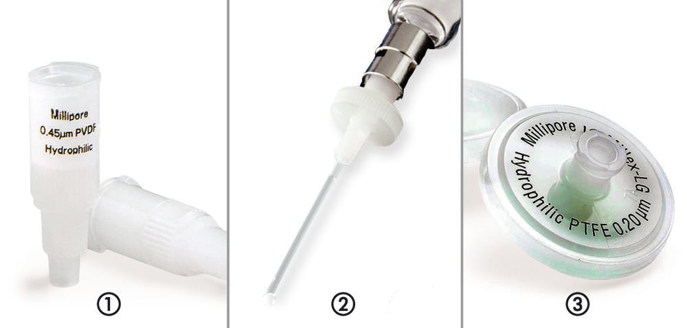 Syringe filters Millex® Hydrophilic polytetrafluoroethylene (PTFE), 0,45 µm - Luminix Health