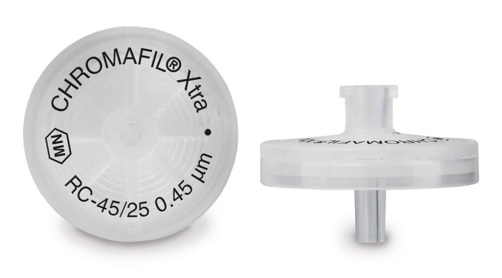 CHROMAFIL® RC Xtra syr. adaptor filters, pore size 0.45 µm, Ø 25 mm, 100 p. - Luminix Health