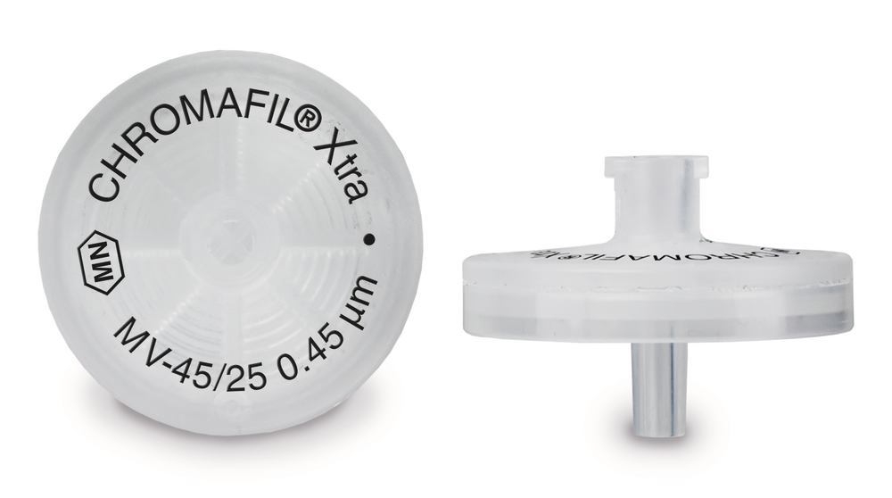CHROMAFIL® MV Xtra syr. adaptor filters, pore size 0.45 µm, Ø 25 mm, 100 p. - Luminix Health