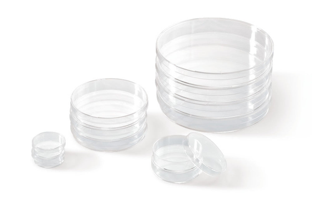 Petri dishes, gamma-sterilized, with ventilating cam, Ø 35 mm, H 10 mm - Luminix Health