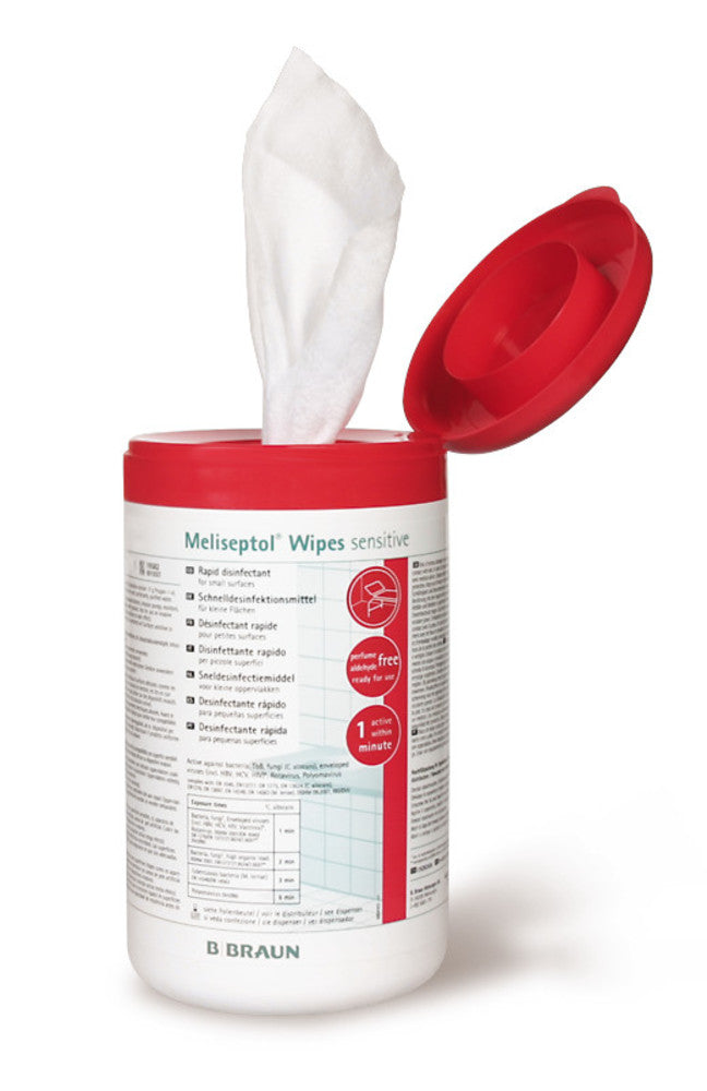 Meliseptol® Wipes sensitive, disinfecting wipes, refillp. à 60 wipes, 1 unit(s) - Luminix Health