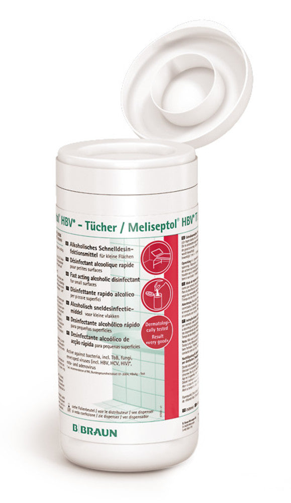 Meliseptol® HBV wiipes, refill pack containing 100 wipes, 1 unit(s) - Luminix Health