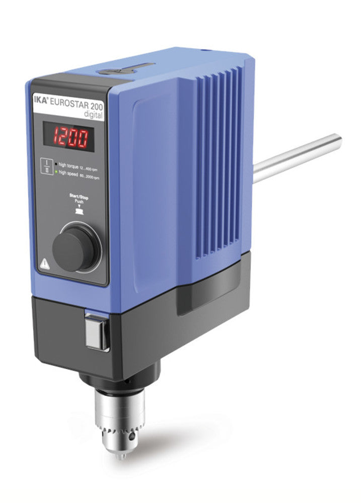 Stirrer EUROSTAR 200 digital, up to 100 l, 121/99 W, 6 to 400/min, 1 unit(s) - Luminix Health