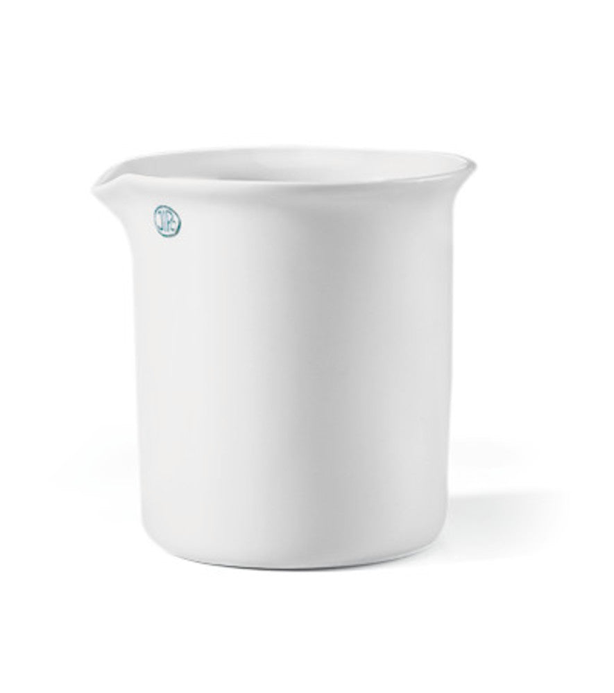 Rotilabo®-beaker, m. of glazed porcelain, short, with spout, vol. 620 ml - Luminix Health