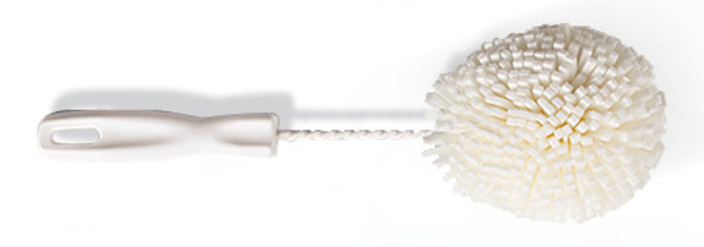 Rotilabo®-cleaning brush, round head, for low vessels, top Ø 60 mm, L 250 mm - Luminix Health