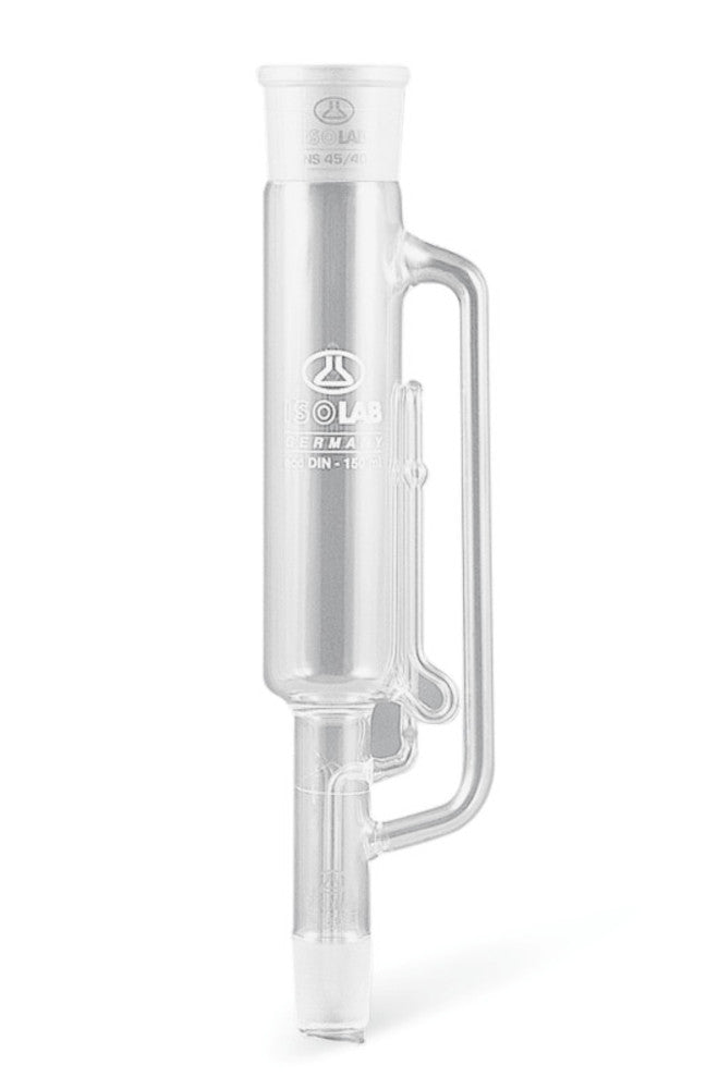 Soxhlet extractor, borosilic. glass 3.3, cone 29/32, socket 45/40, 100 ml - Luminix Health