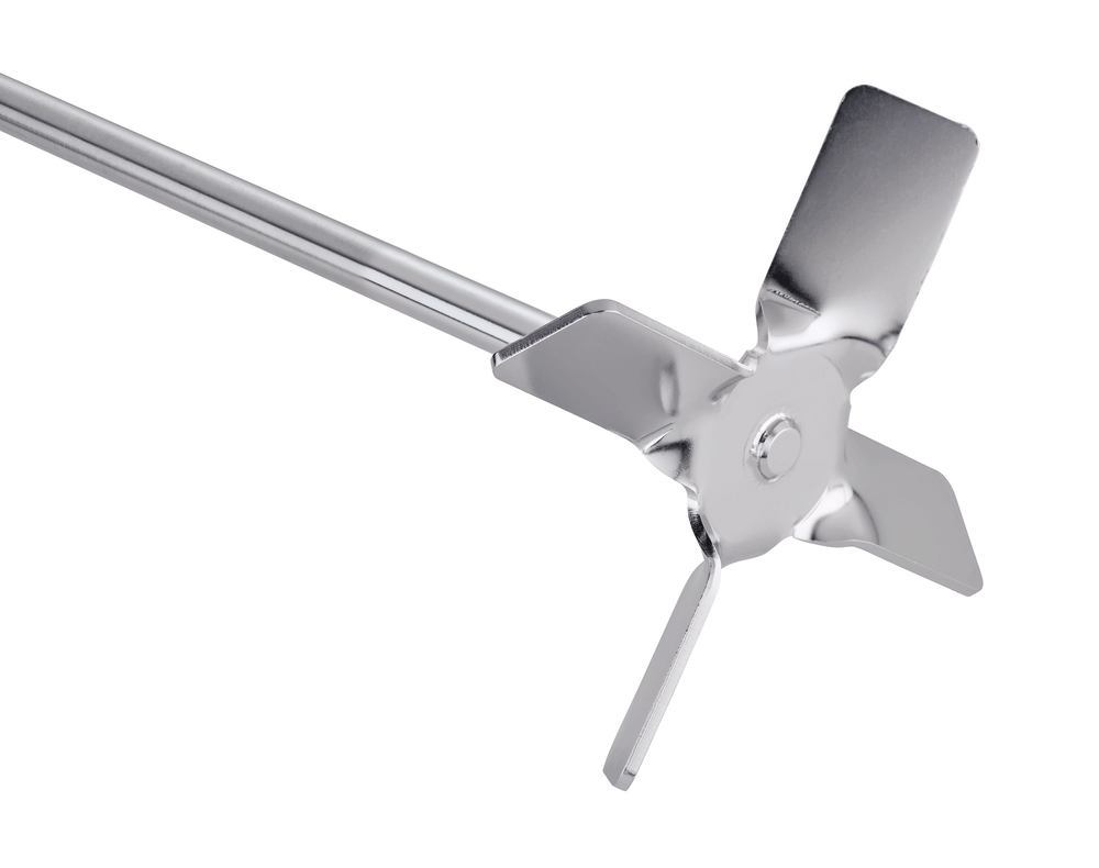 Stirring blade, propeller, 4-winged, stirrer Ø 150 mm, shaft-length 800 mm - Luminix Health