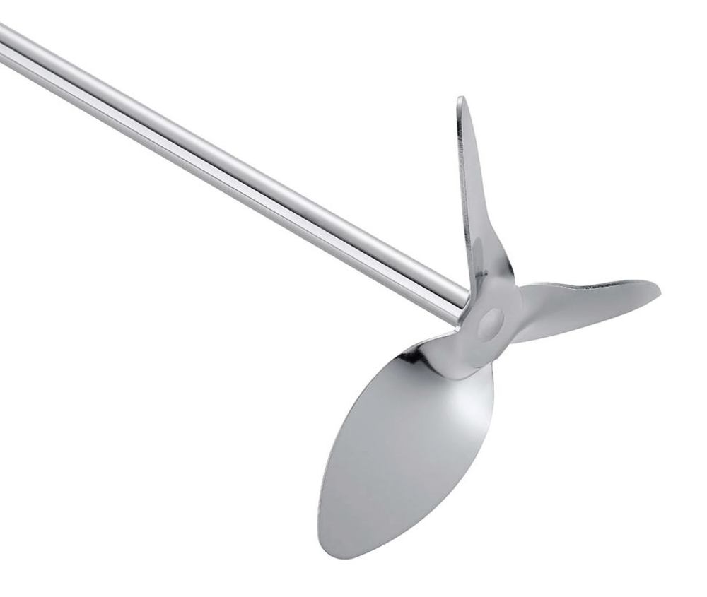 Stirring blade, propeller, 3-winged, stirrer Ø 140 mm, shaft-length 800 mm - Luminix Health