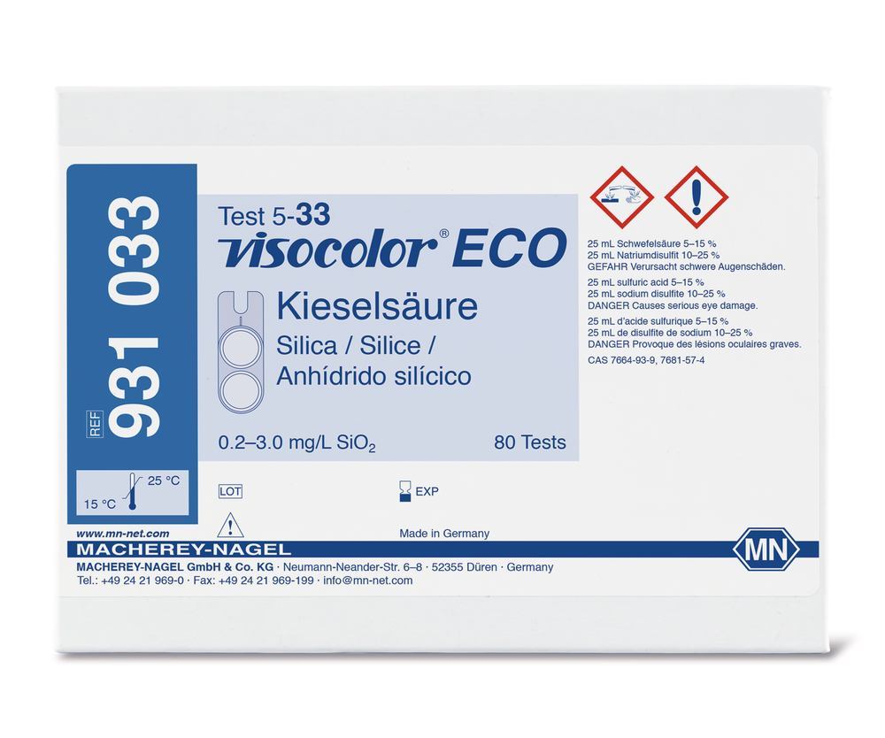 VISOCOLOR® ECO test kit, silicic acid SiO2, 1 unit(s) - Luminix Health