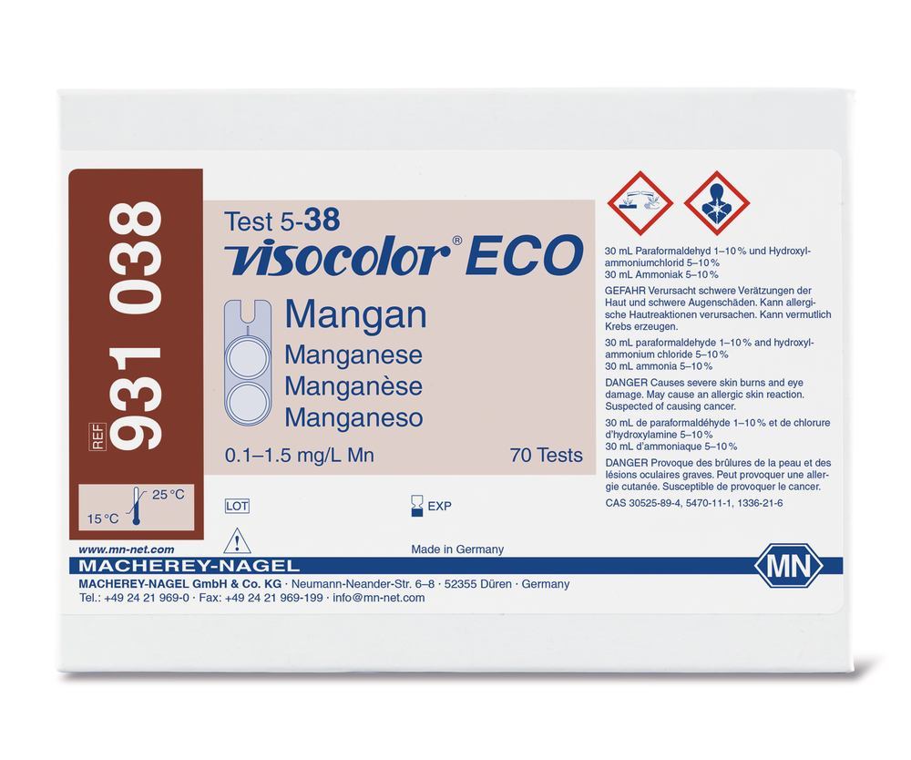 VISOCOLOR® ECO test kit, manganese Mn, 1 unit(s) - Luminix Health