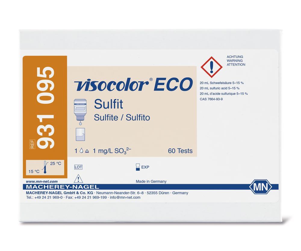 VISOCOLOR® ECO test kit, sulfite SO32-, 1 unit(s) - Luminix Health
