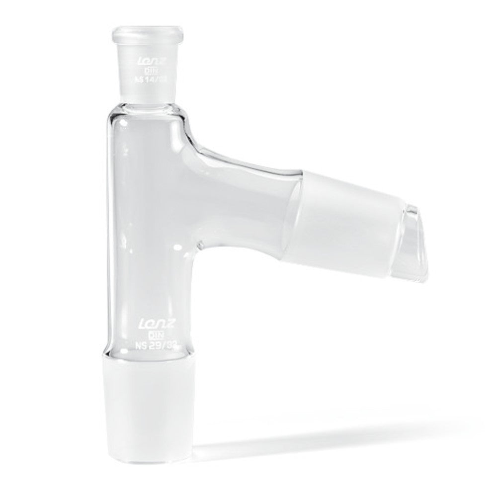 Distillation head, DURAN®, angled cone, NS 24/29, vertical cone NS 24/29 - Luminix Health