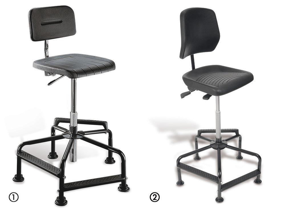Office chairs, high, beech, natural, seat height 480 - 880 mm, 1 unit(s) - Luminix Health