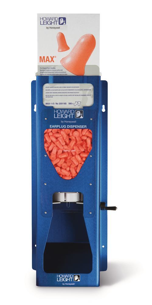 Earplug dispenser, made of hard-wearing, anodized aluminium, 1 unit(s) - Luminix Health