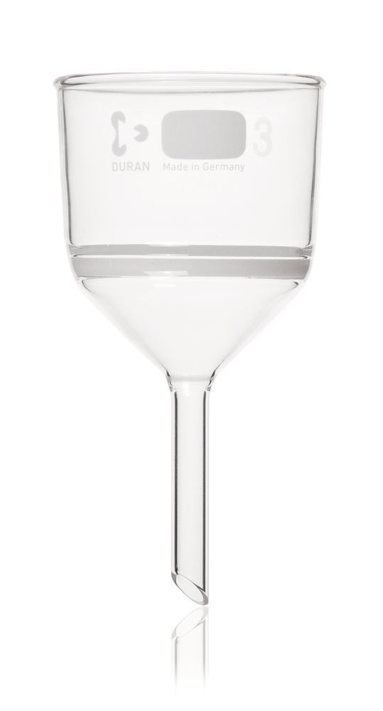 Fritted filter funnel, 125 ml, borosilicate glass 3.3, porosity 5, 1 unit(s) - Luminix Health