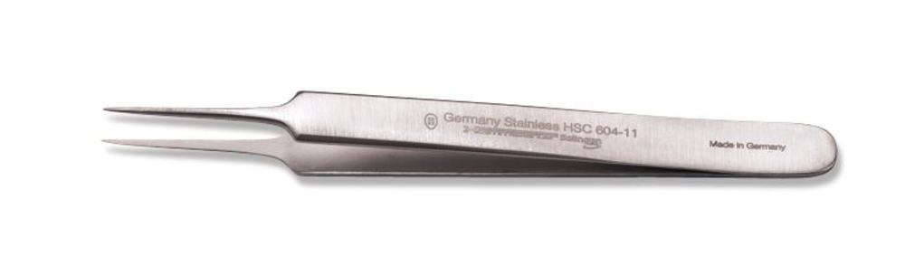 Micro forceps, type no. 5, straight, width of tip 0,15 mm, length 110 mm - Luminix Health