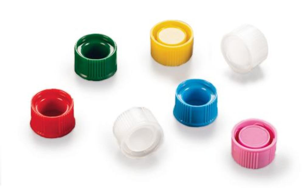 Cap for SnapTwist(TM)-reaction vials, HDPE, white, 1000 unit(s) - Luminix Health