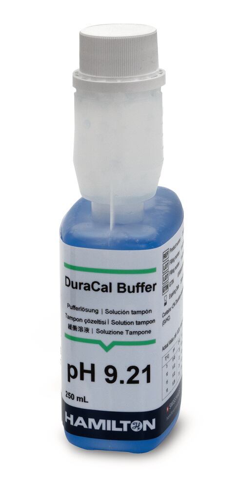 Buffer solution DuraCal pH 9.21 (25 °C) 250 ml, Hamilton, art. 25C0.2