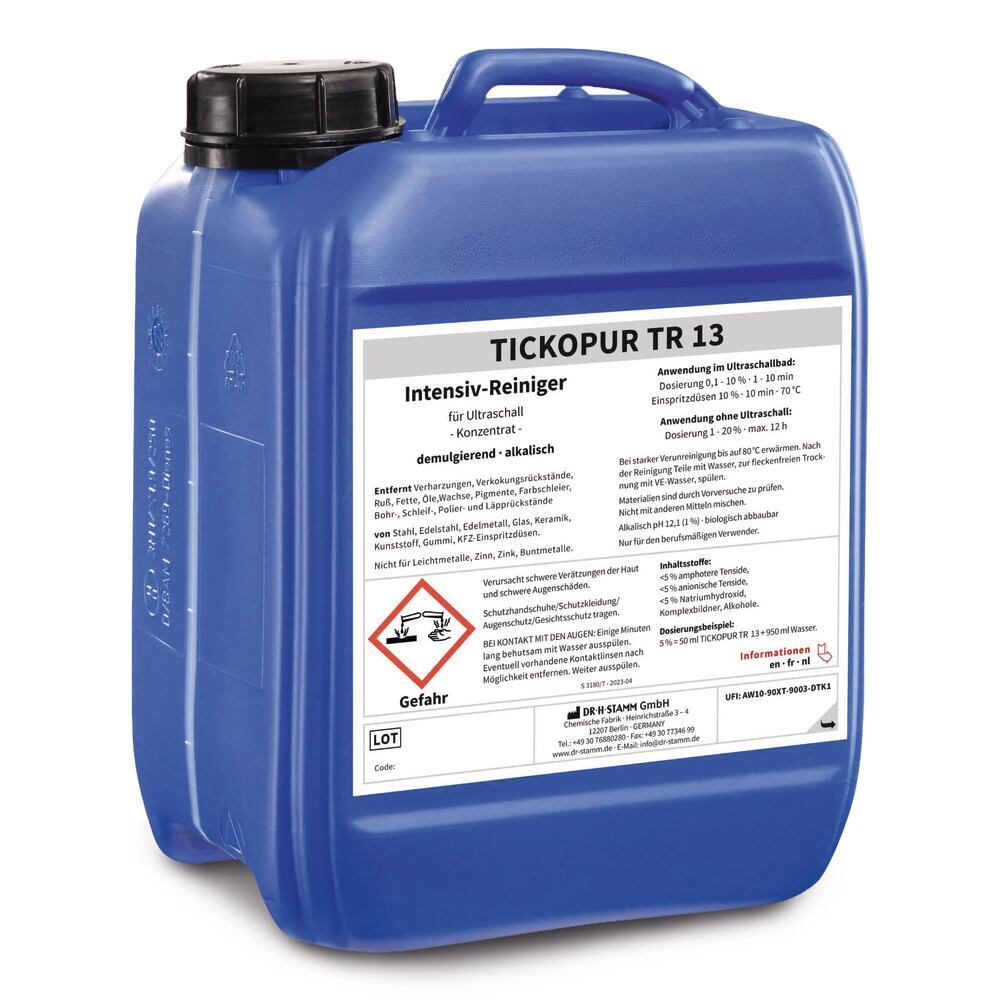TICKOPUR TR 13, ultrasonic cleaner 1 l, Bandelin, art. 2C3U.1