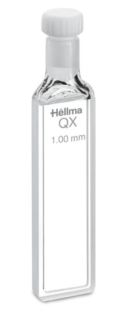 Macro cuvette type 110-QX, 1 mm path length, Extended Range quartz glass 350 µl, Hellma, art. 110146