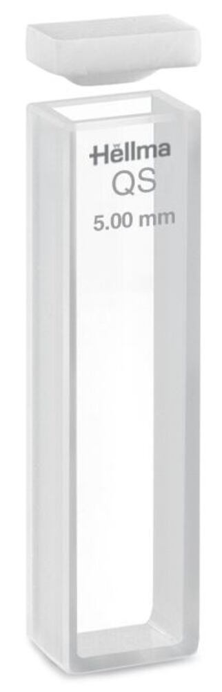 Macro cuvette type 100-QS, quartz glass, 5 mm path length, 200–2500 nm 1.75 ml, Hellma, art. 100540