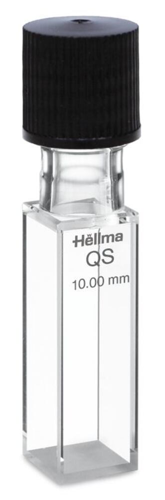 Sealable cuvette 117F-QS, 10 × 10 mm, Hellma, art. 117200F1040