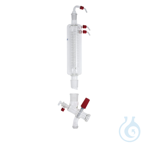 RV 10.50, Vertical-condenser, reflux, coated