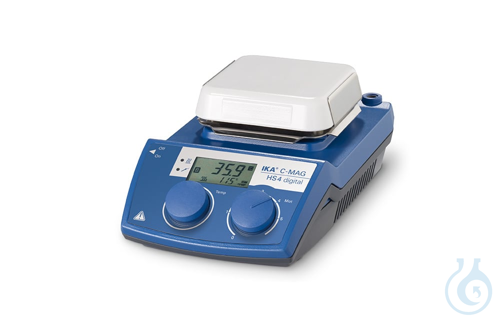 C-MAG HS 4 digital S002 , Magnetic stirrer with heating, ceramic plate with UK p