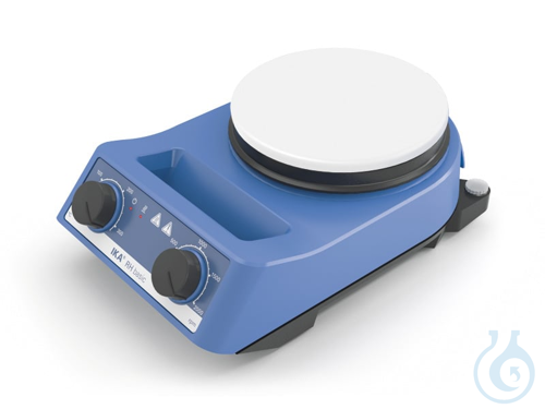 RH basic-white, Magnetic stirrer with heating, enamel plate