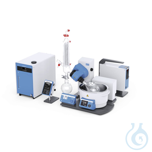 RV 10 digital pro V-C Complete S002 , Rotary evaporator complete solution with U