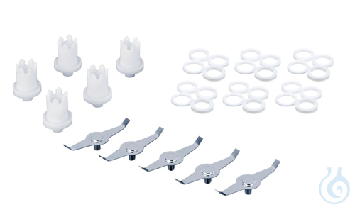 A-MMT.100, Abrasion set for MMT 40.1 / MMT 100.1, 100 sealing, 10 beaters, 10 co