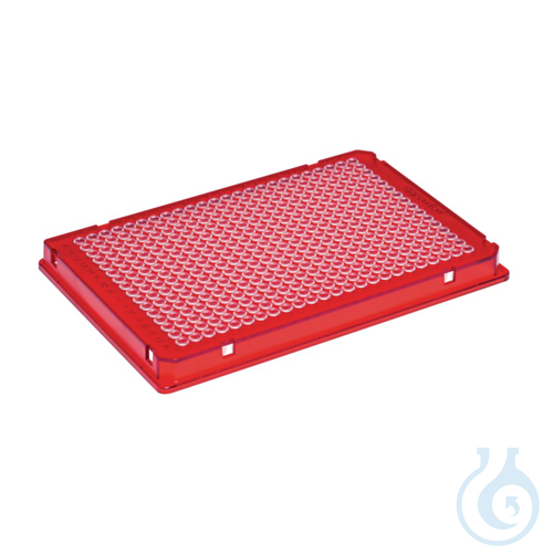 25 PCR-plaat 384,rot