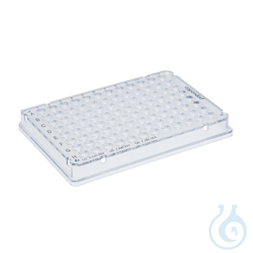 25 PCR plate96,farblos skirted