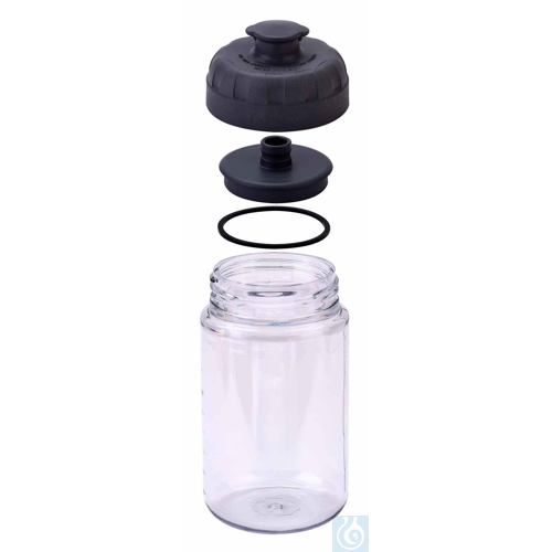 Fiberlite 1000mL Bottles Polypropylene (PPCO) Pack of 2