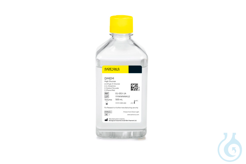 DMEM HG W/O PHENOL RED 500ML