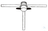 3-way-stopcock PTFE-plug capillary side arm ST14.5