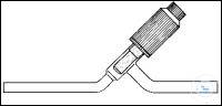 Straight high vacuum stopcock ''Witaflo