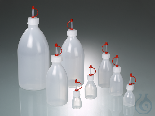 Dropping bottle, LDPE, 30 ml, w/ captive cap