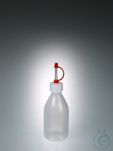 Dropping bottle, LDPE, 100 ml, w/ captive cap