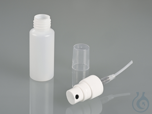 Spray bottle w/ pump vaporizer, tansparent, 30 ml